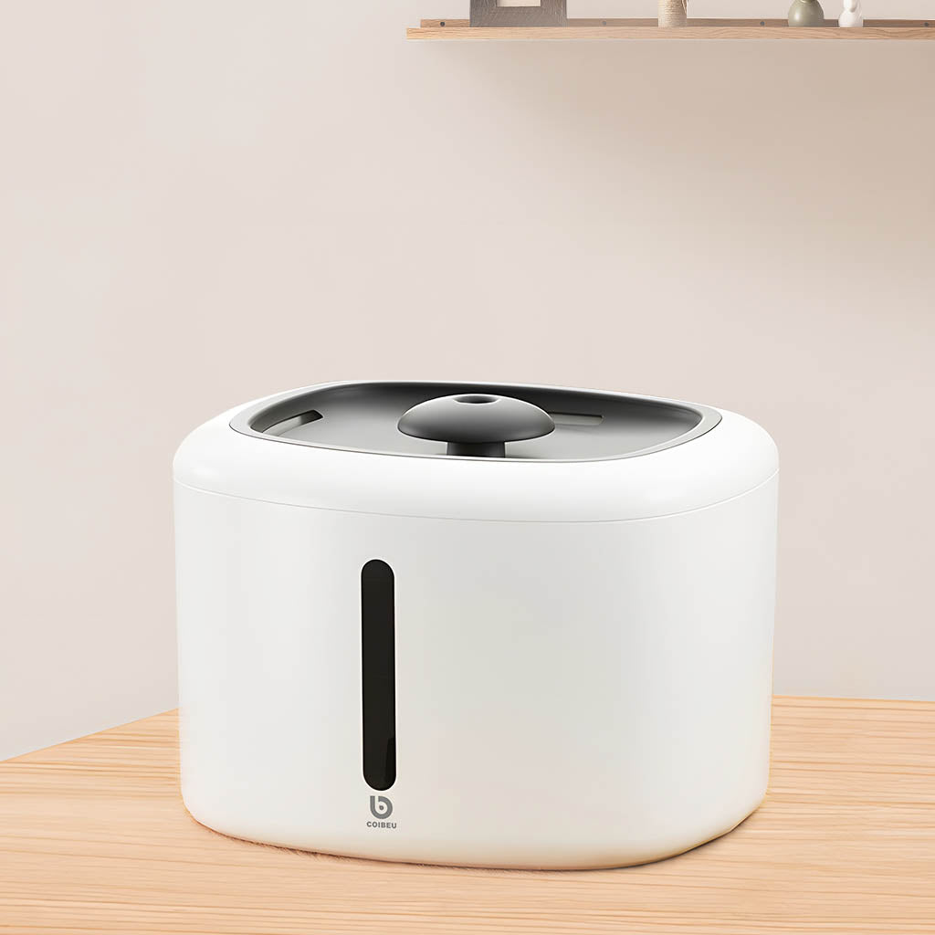 Fonte Bebedouro Elétrica Automática para Gatos e Cães 2,4L, Filtragem Tripla, USB