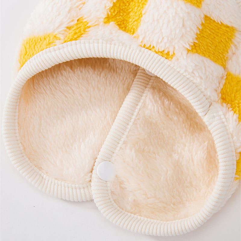 Suéter Xadrez Ursinho para Gatos | Roupa de Inverno para Pets Pequenos
