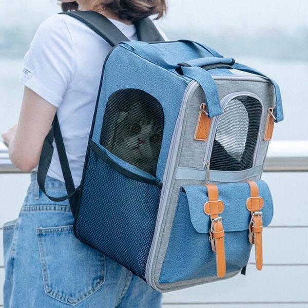 Mochila para Transporte de Gatos