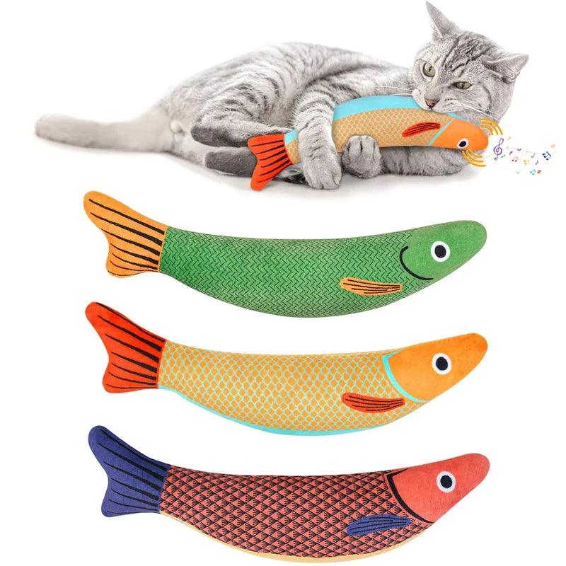 Brinquedo Peixe com Catnip para Gatos