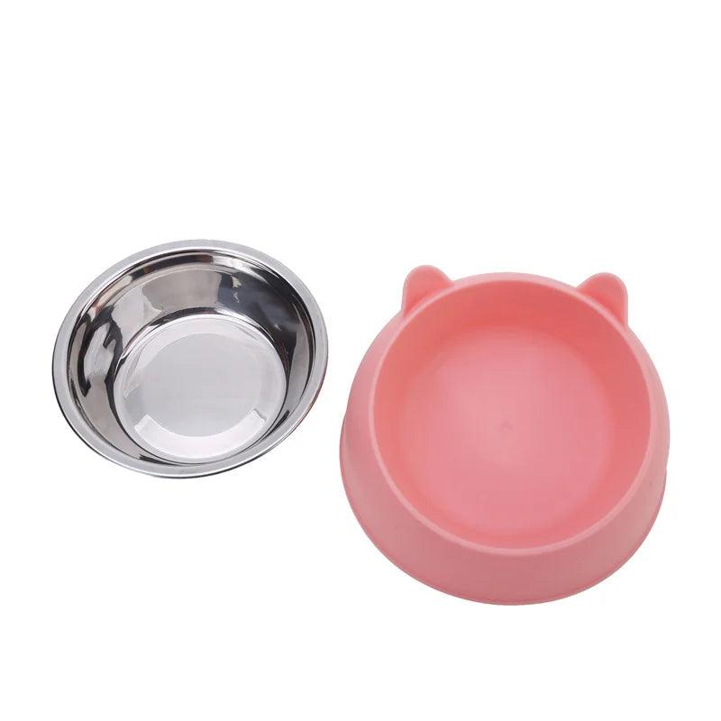 Tigela com Base Elevada e Antiderrapante para Gatos (100ml)