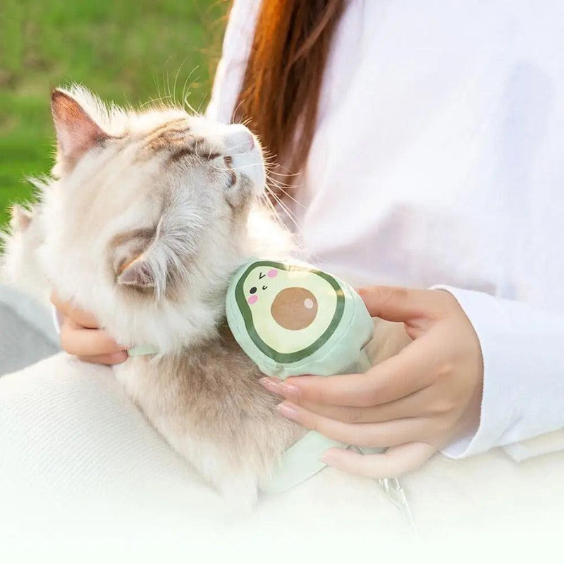 Guia Mochilinha Abacate para Passeio com Gatos