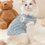 Suéter Xadrez Ursinho para Gatos | Roupa de Inverno para Pets Pequenos