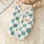 Suéter Xadrez Ursinho para Gatos | Roupa de Inverno para Pets Pequenos